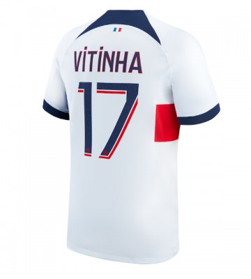 Paris Saint-Germain Vitinha Ferreira #17 Koszulka Wyjazdowych 2023-24 Krótki Rękaw